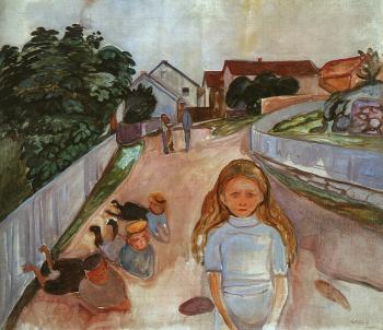 Edvard Munch : Street in Asgardstrand
